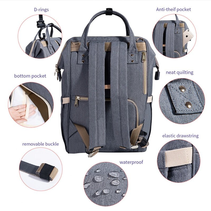 The Ultimate Original Diaper Bag - Diaper Bags - Babylooloo