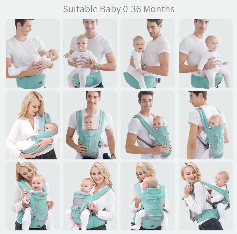 The Ultimate "11 Ways To Carry" Baby Carrier - Backpacks & Carriers - Babylooloo